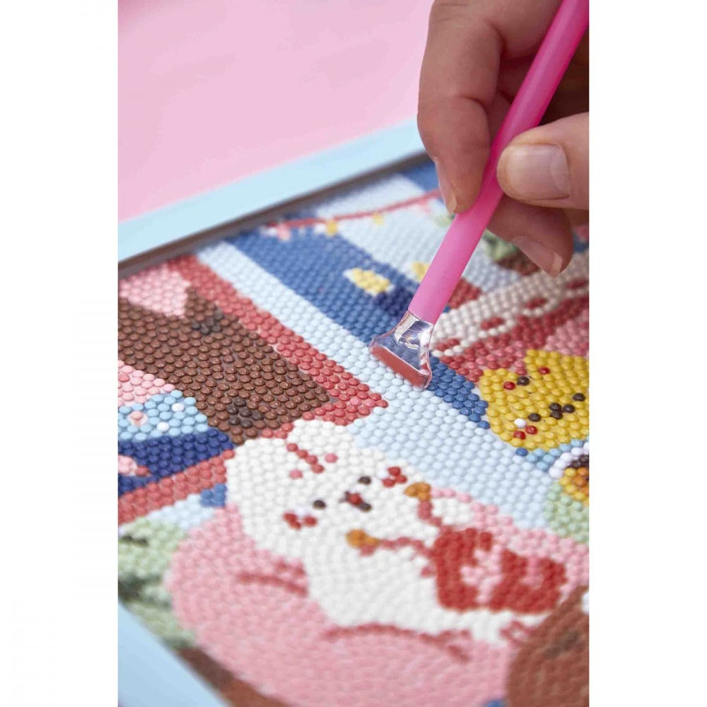 Janod - Diamond Painting Cosy Strass: Happy Home