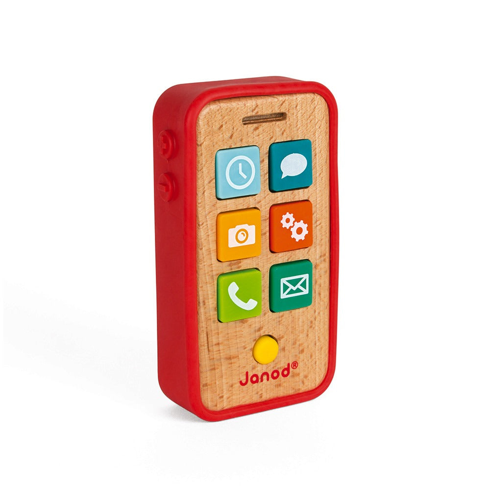 Janod - Spielzeughandy aus Holz mit Sound