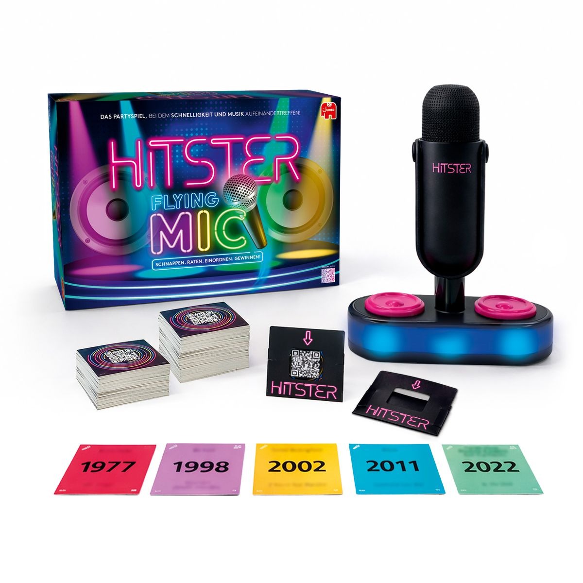Jumbo - Partyspiel: Hitster Flying Mic