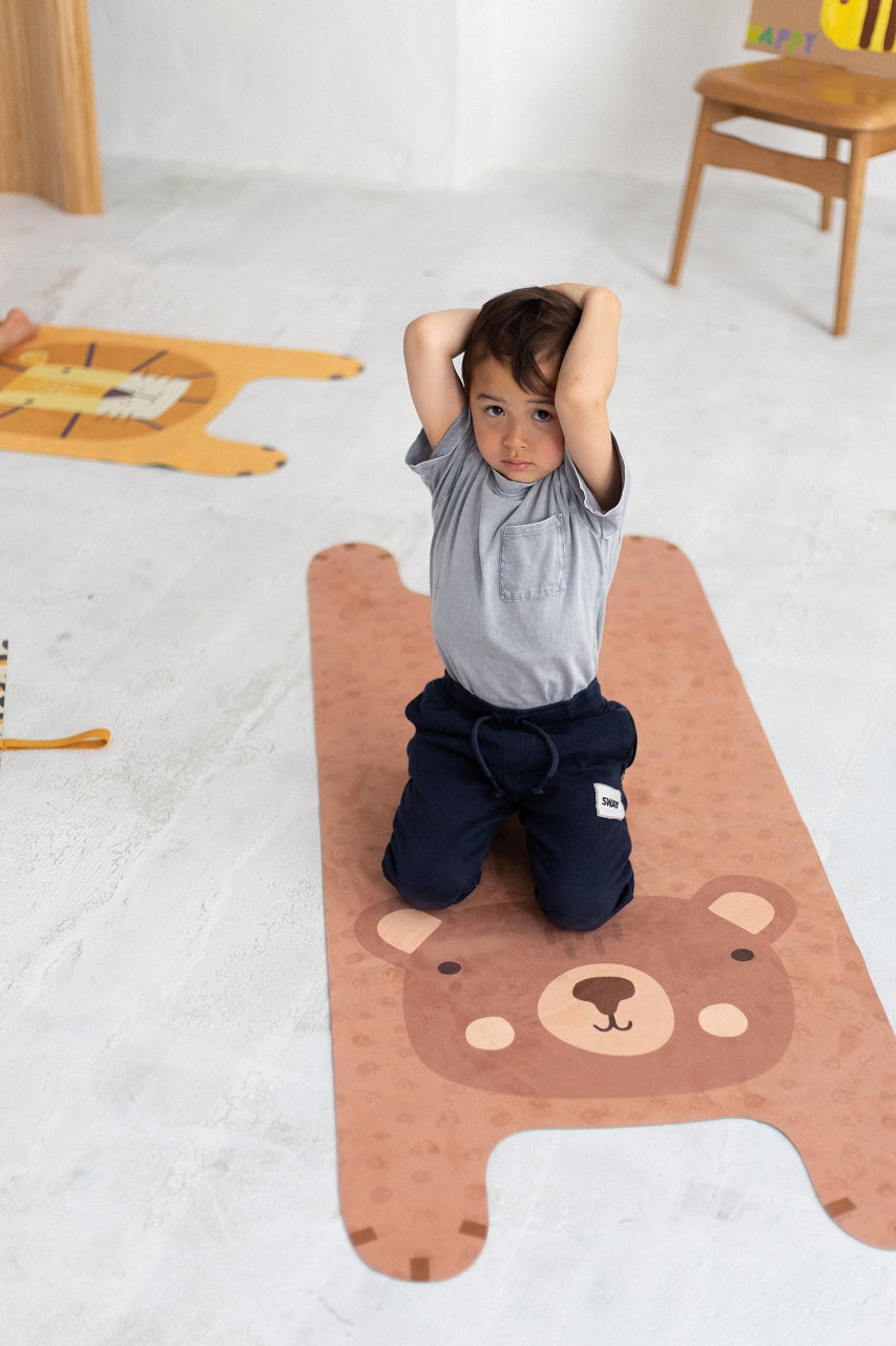 YOGITIER - Yogamatte Kinder: Benno der Bär
