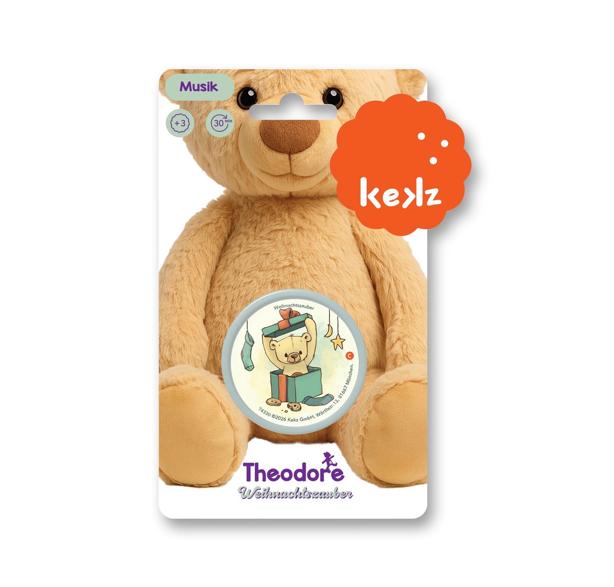 kekz - Audiochip mit Hörspiel Theodore's Weihnachtszauber