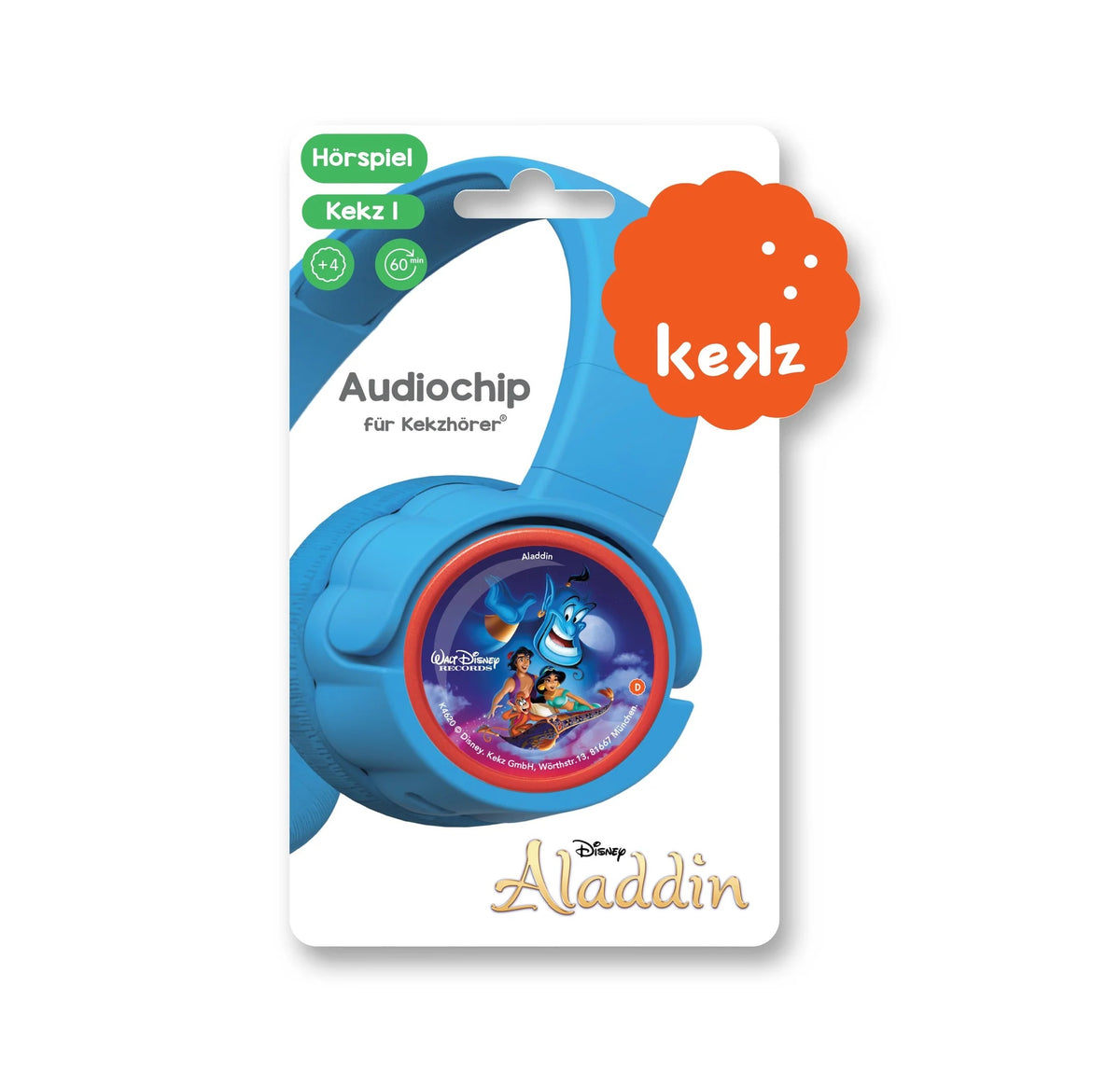 kekz - Audiochip mit Hörspiel Disney: Aladdin