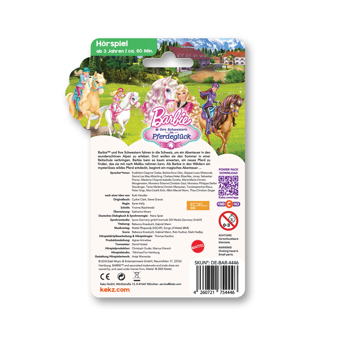 kekz - Audiochip mit Hörspiel Barbie und ihre Schwestern im Pferdeglück