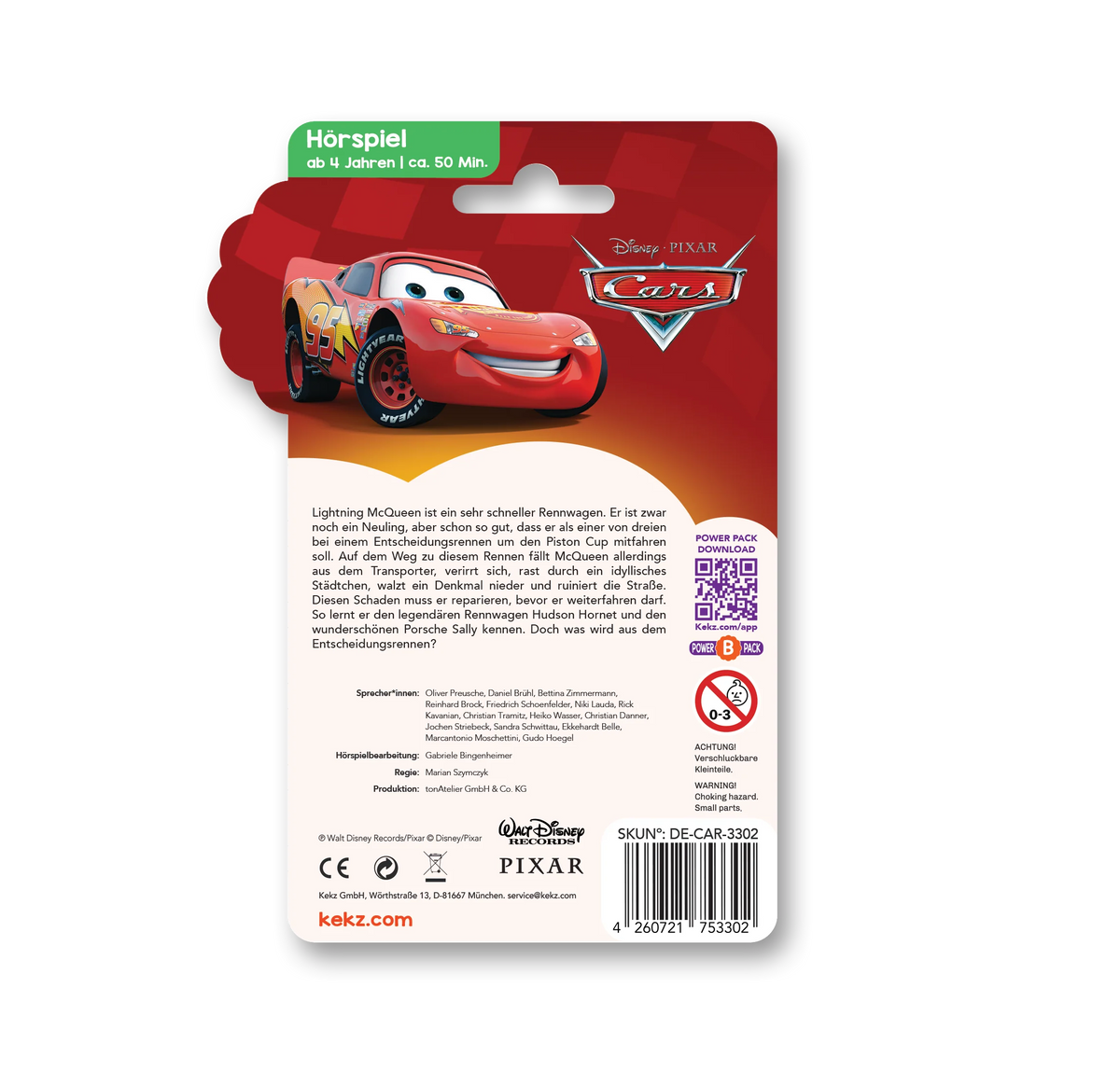 kekz - Audiochip mit Hörspiel Disney: Cars