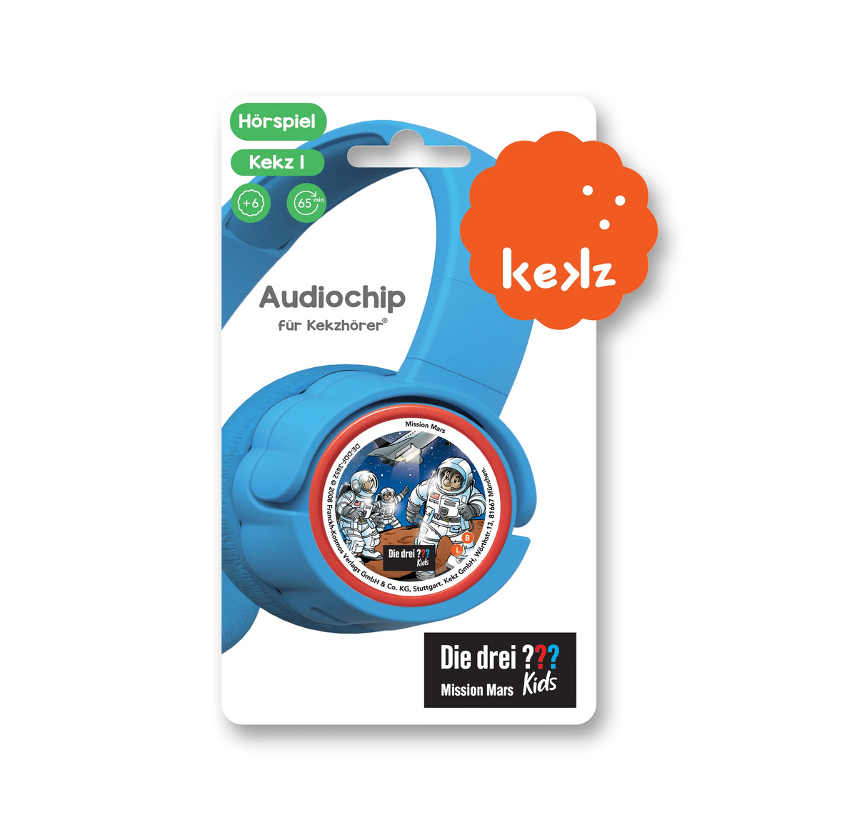 kekz - Audiochip mit Hörspiel Die drei ??? Kids Mission Mars