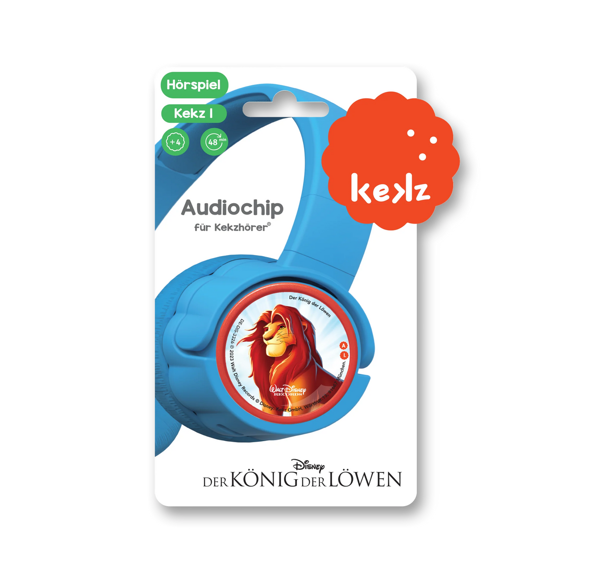 kekz - Audiochip mit Hörspiel Disney: Der König der Löwen
