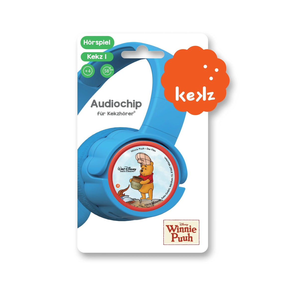 kekz - Audiochip mit Hörspiel Disney Winnie Puuh