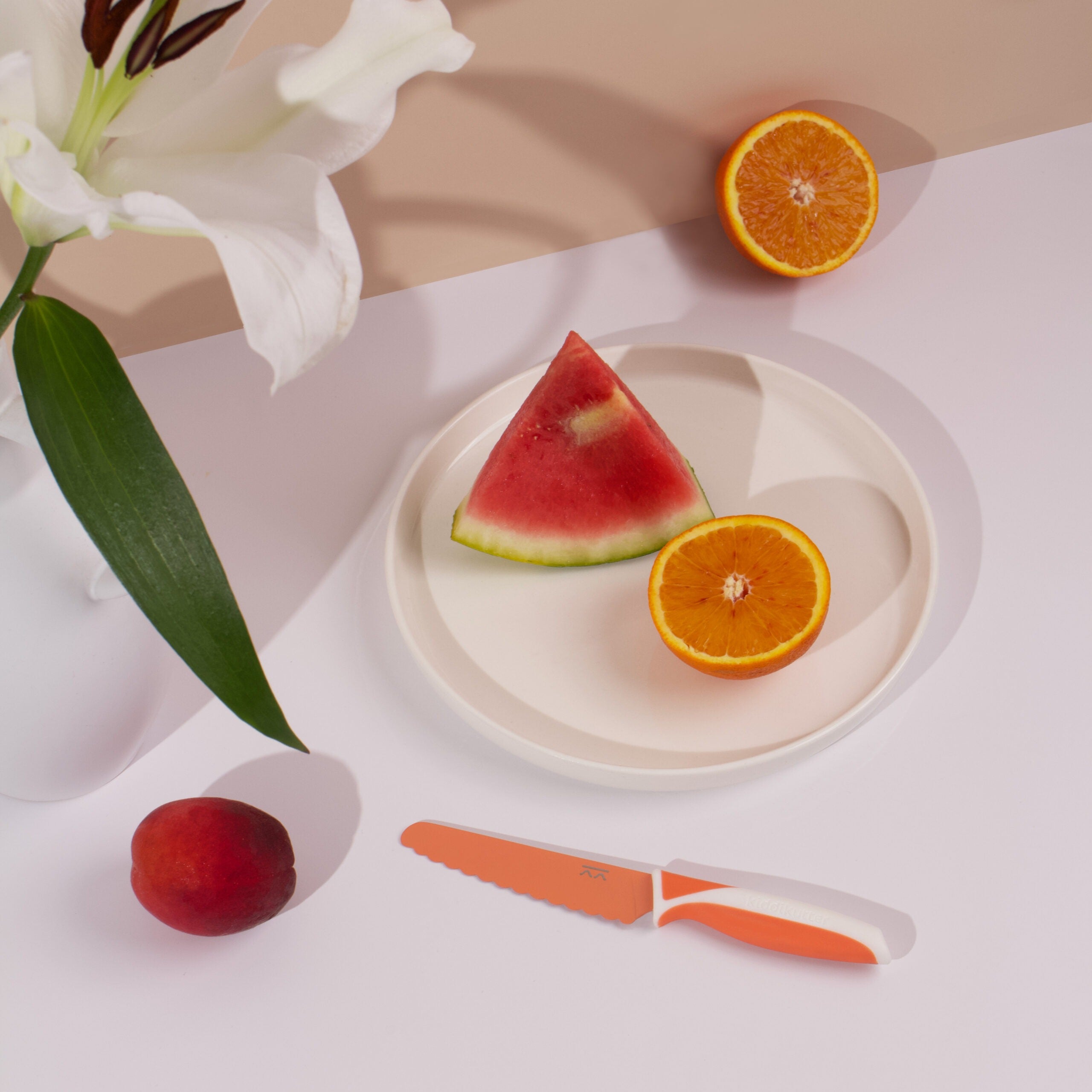 KIDDIKUTTER - Küchenmesser für Kinder Papaya