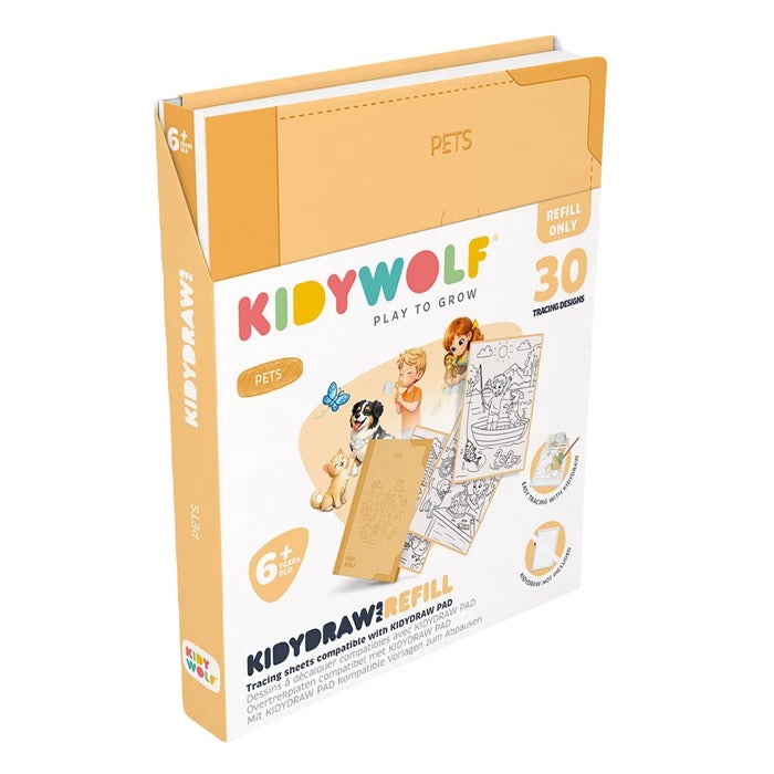 KIDYWOLF - Nachfüllpack Designtafel: Haustiere