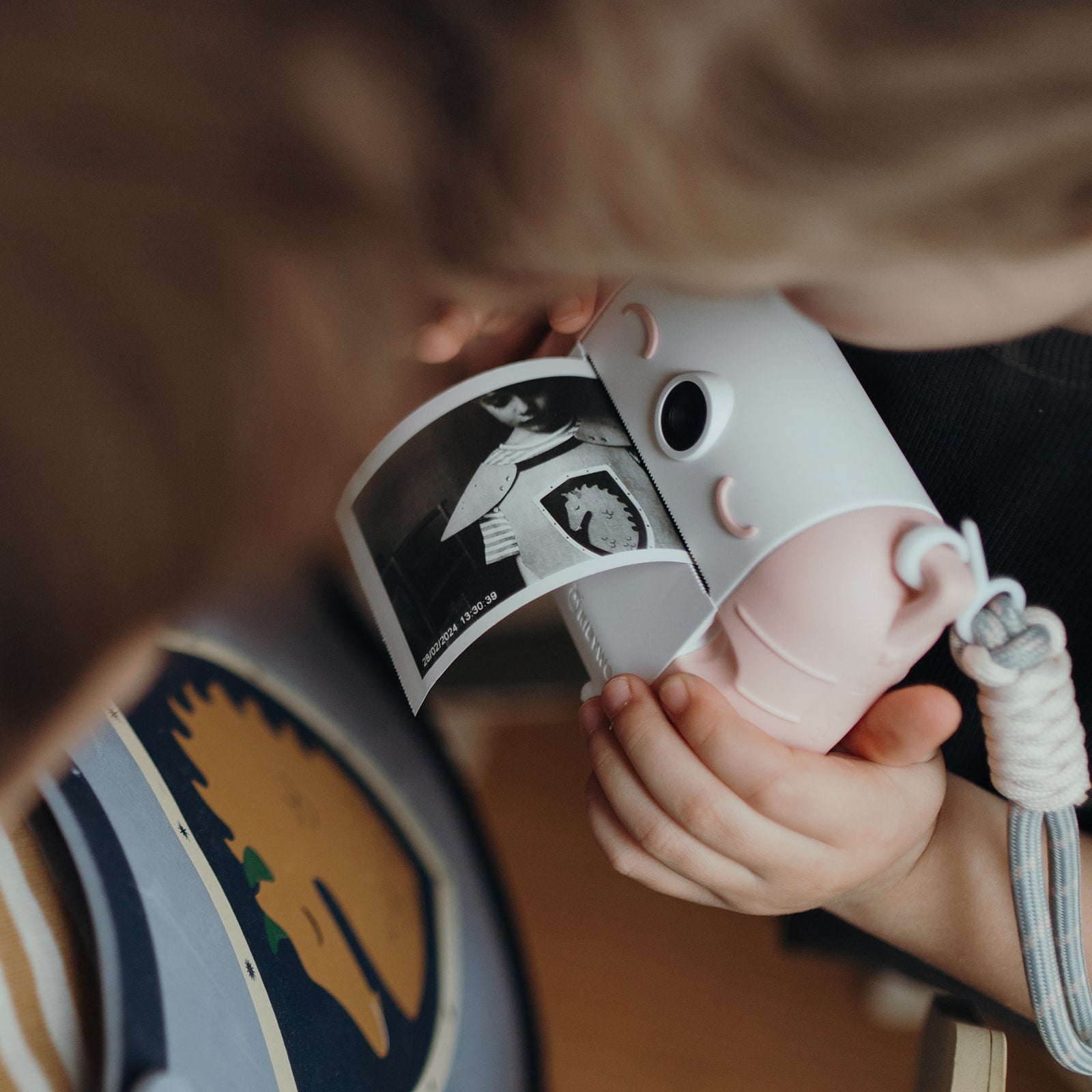 KIDYWOLF - Kidyprint Kinderkamera mit Sofortdruck pfirsich