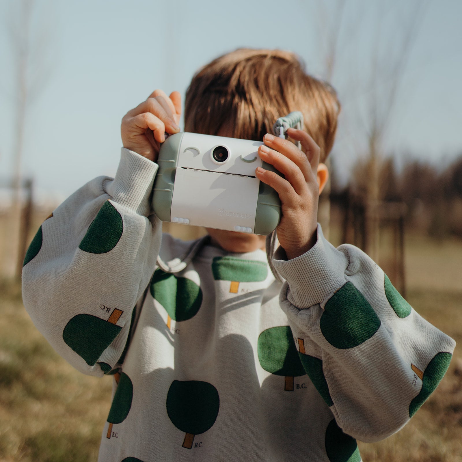 KIDYWOLF - Kidyprint Kinderkamera mit Sofortdruck grün