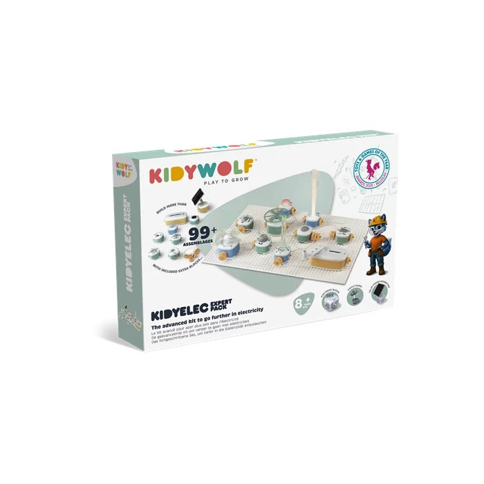KIDYWOLF - Elektrizität-Experimentierkasten 18-tlg.