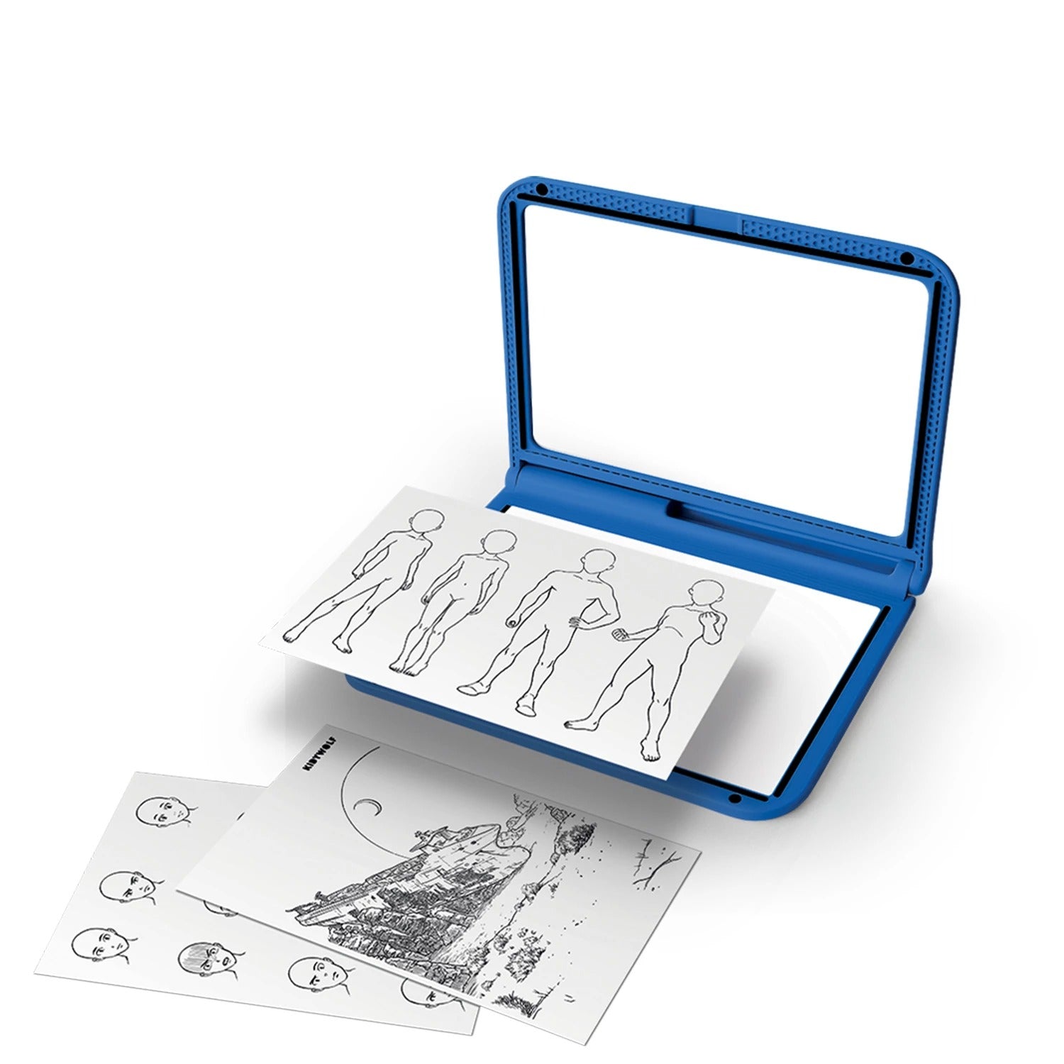 KIDYWOLF - K-Draw Pro Manga Zeichentablet mit LED-Bildschirm