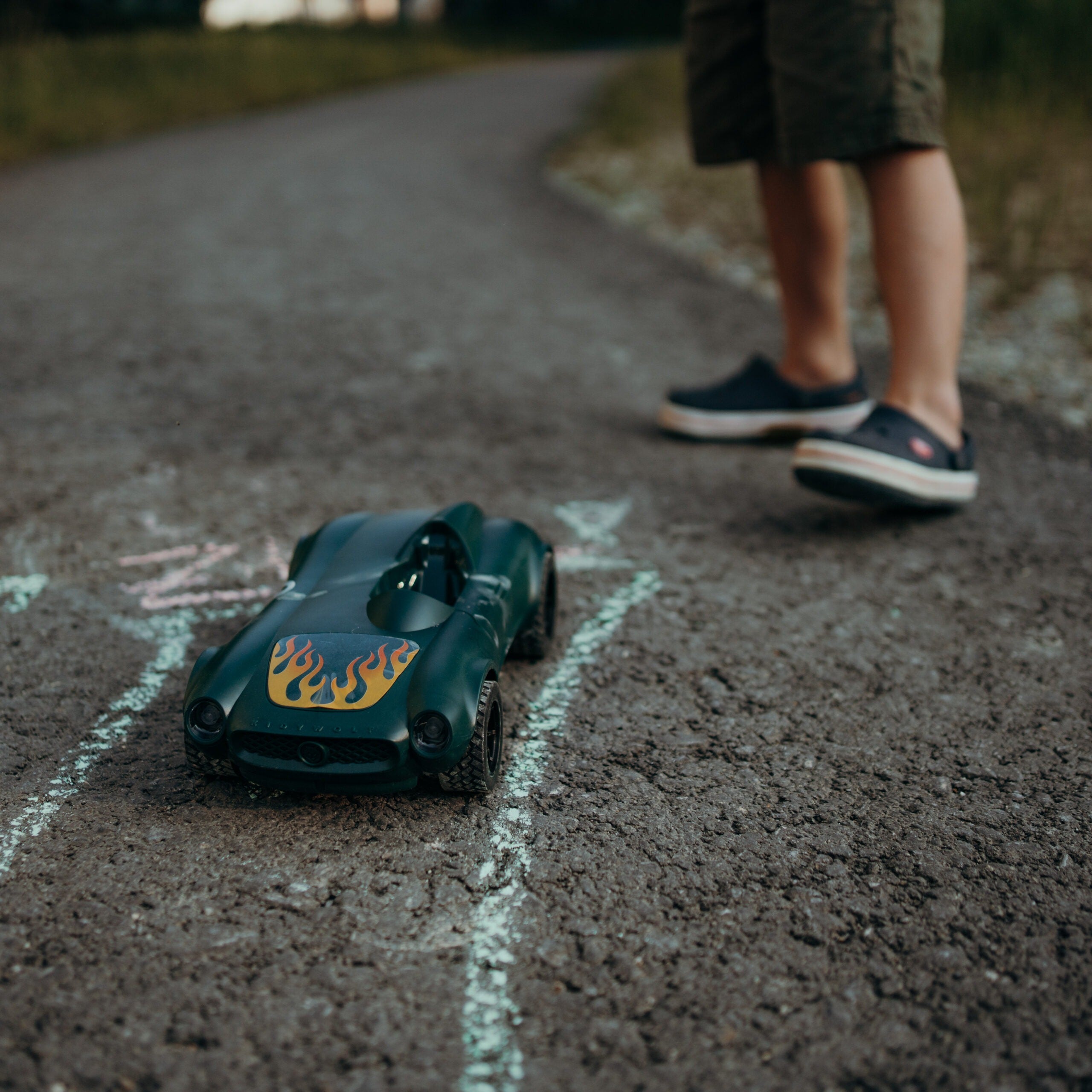 KIDYWOLF - Auto Kidycar ferngesteuert grün