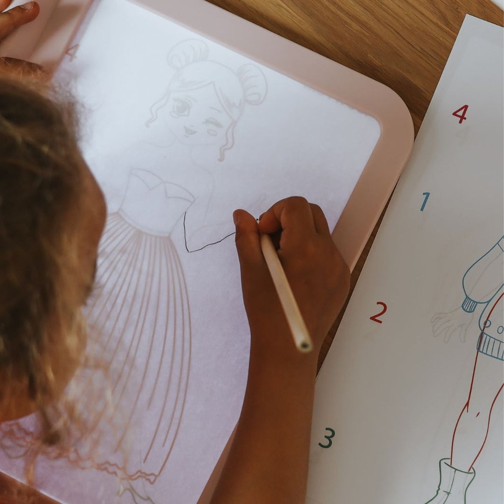 KIDYWOLF - Kidydraw Pro Fashion Zeichentablet mit LED-Bildschirm