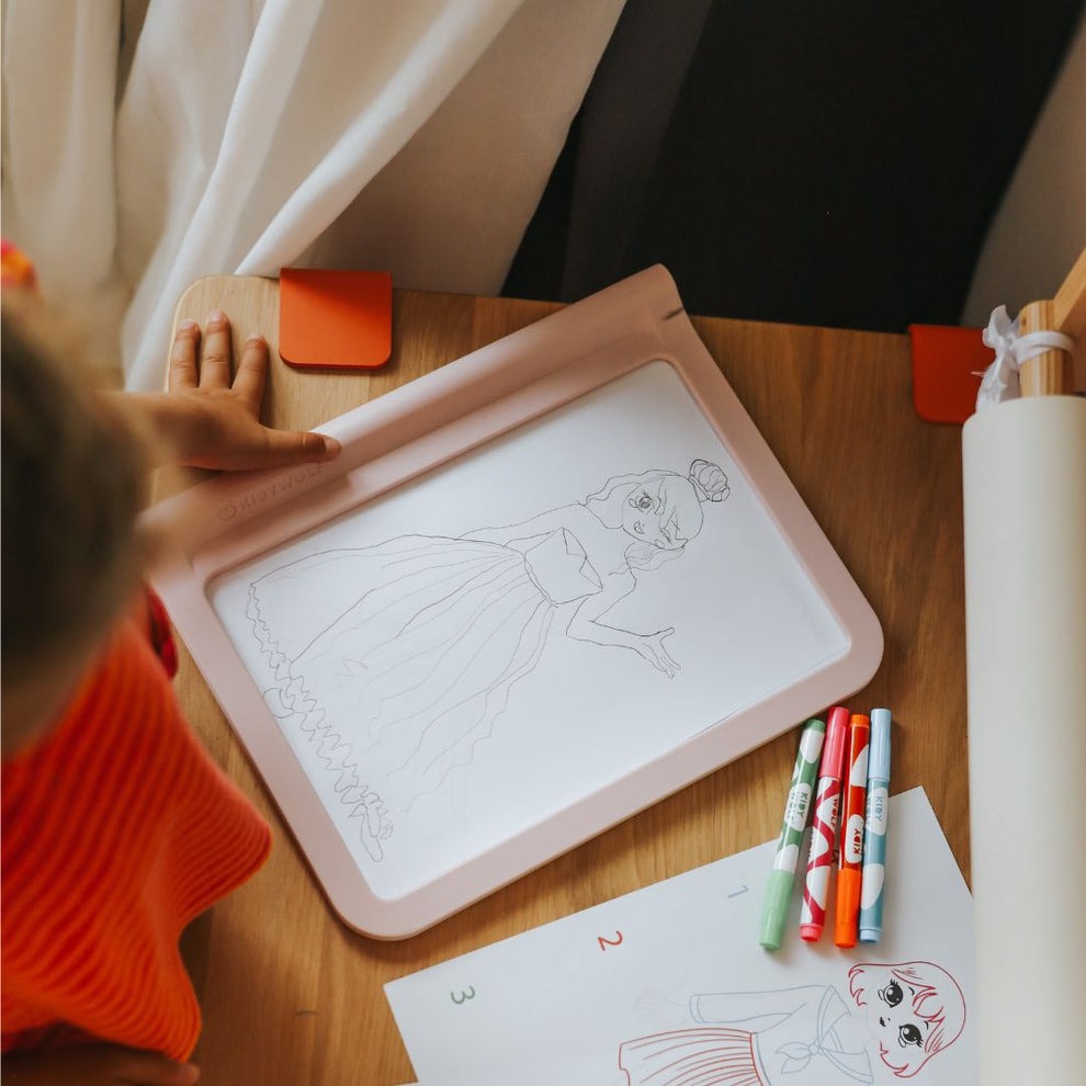 KIDYWOLF - Kidydraw Pro Fashion Zeichentablet mit LED-Bildschirm