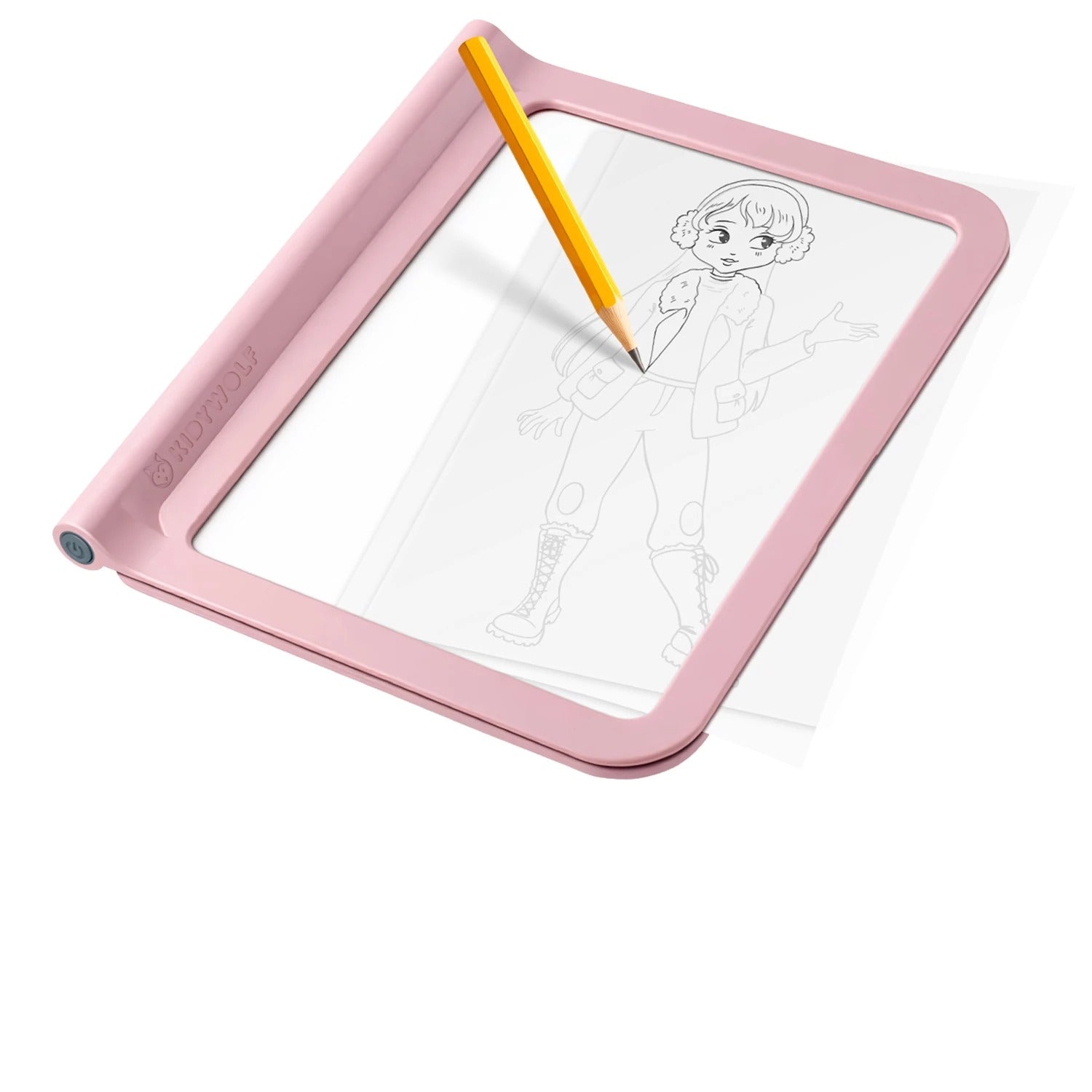 KIDYWOLF - Kidydraw Pro Fashion Zeichentablet mit LED-Bildschirm
