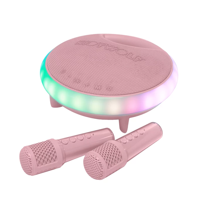 KIDYWOLF - Lautsprecher mit 2 Mikrofonen: Kidykaraoke rosa