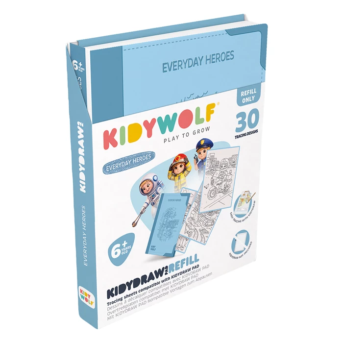 KIDYWOLF - Nachfüllpack Designtafel: Helden