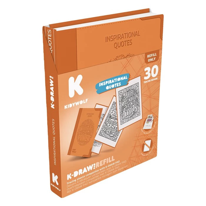 KIDYWOLF - Nachfüllpack Designtafel: Sprüche