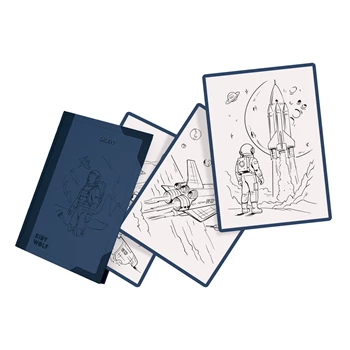 KIDYWOLF - Nachfüllpack Designtafel: Weltraum