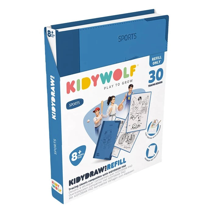 KIDYWOLF - Nachfüllpack Designtafel: Sport