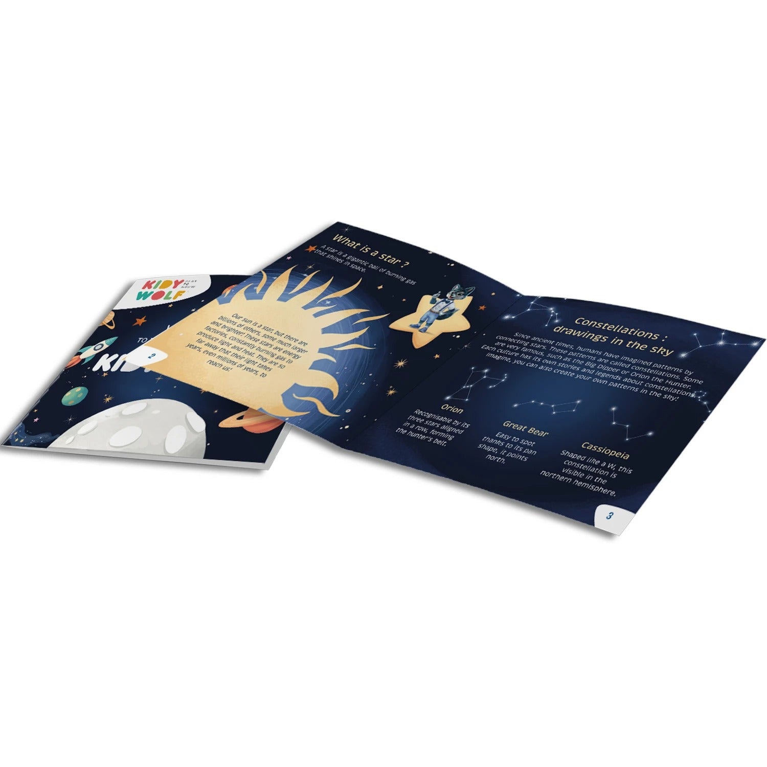 KIDYWOLF - Projektor Planetarium Weltraum blau