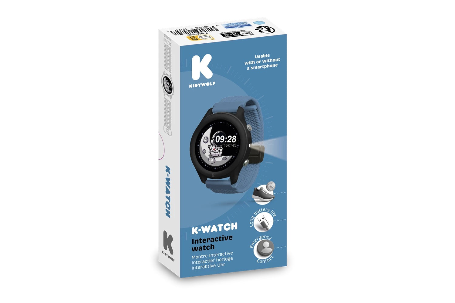 KIDYWOLF - Smart-Watch blau