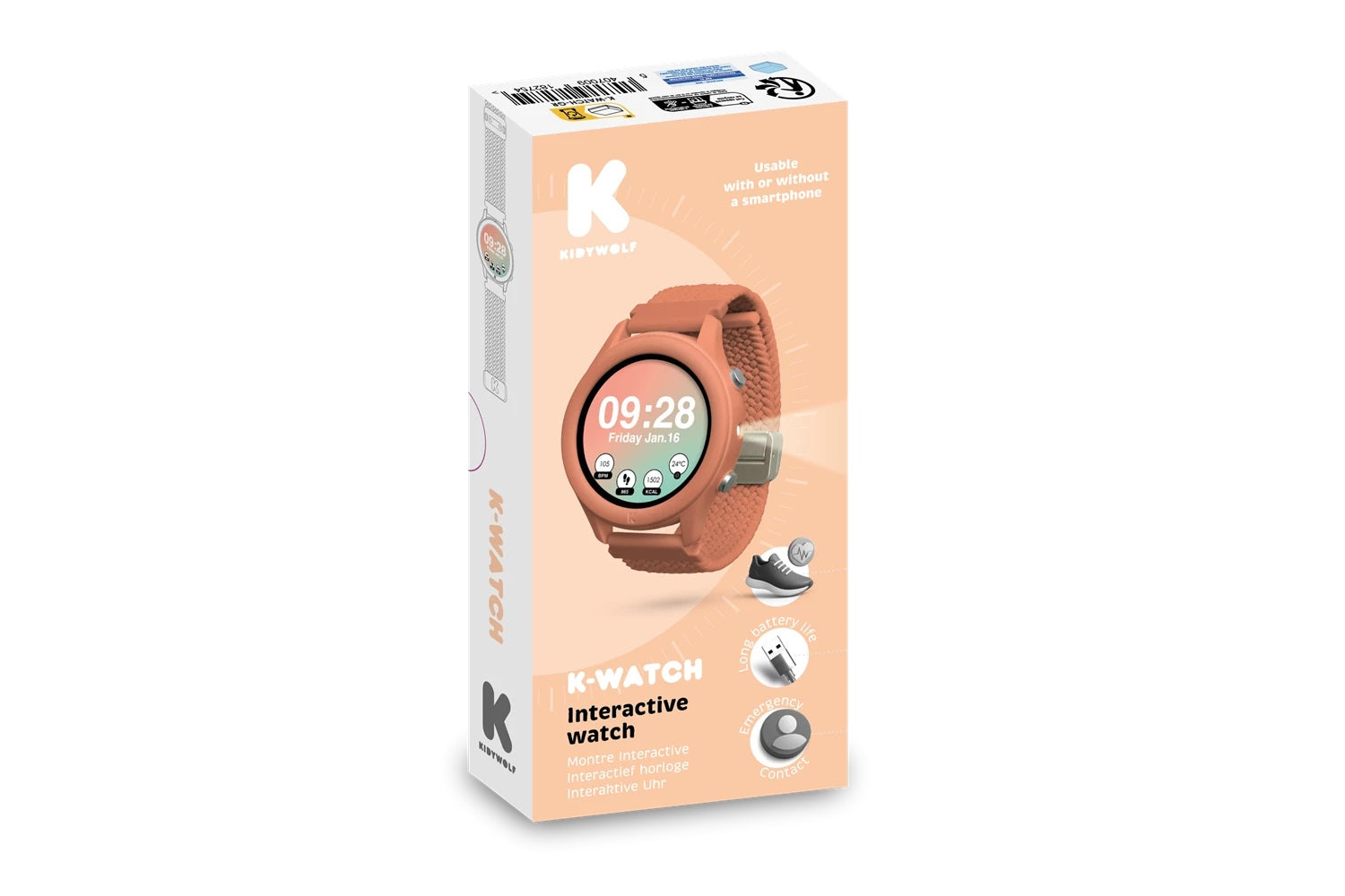 KIDYWOLF - Smart-Watch kupfer