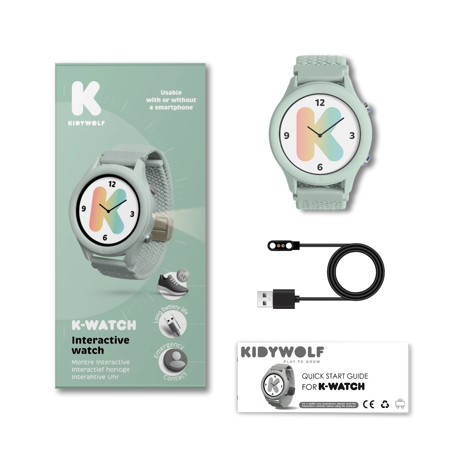 KIDYWOLF - Smart-Watch mint
