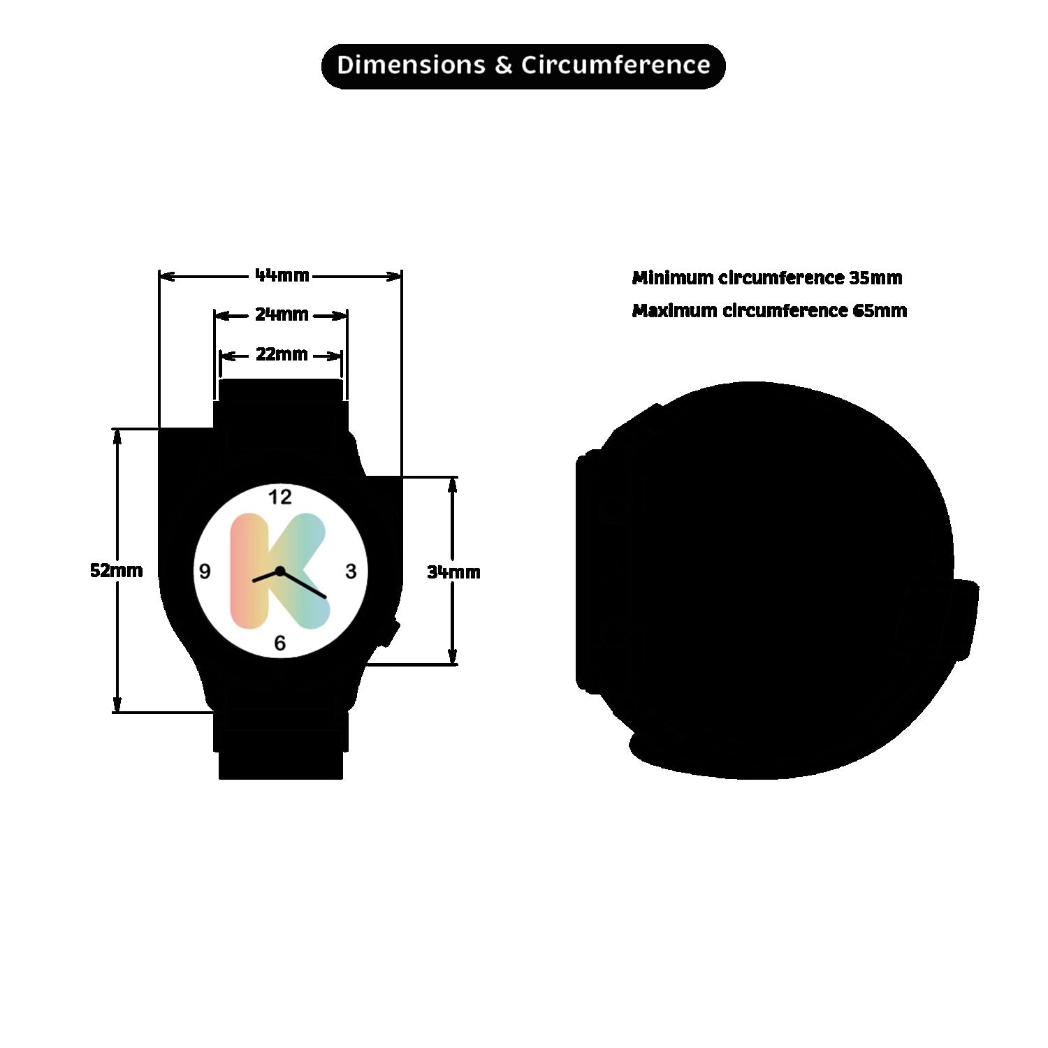 KIDYWOLF - Smart-Watch mint