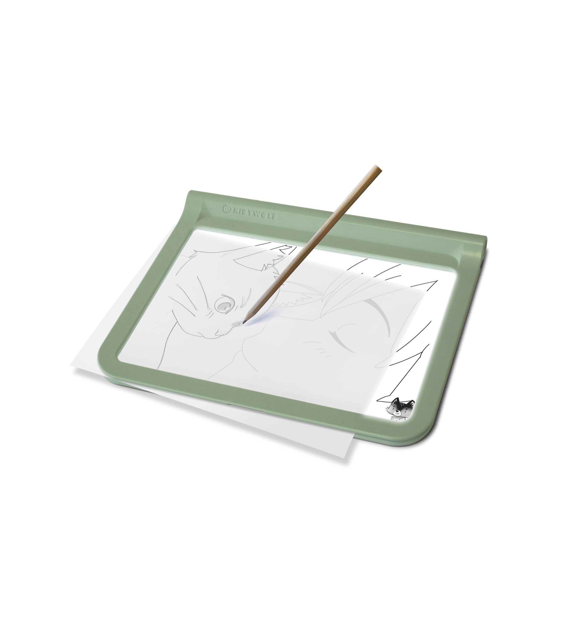 KIDYWOLF - Kidydraw Pro Zeichentablet mit LED-Bildschirm und Akku