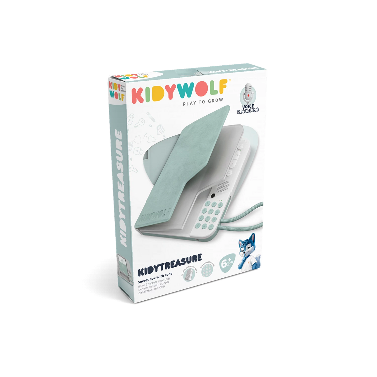 KIDYWOLF - Tagebuch mit Sprachfunktion Mint