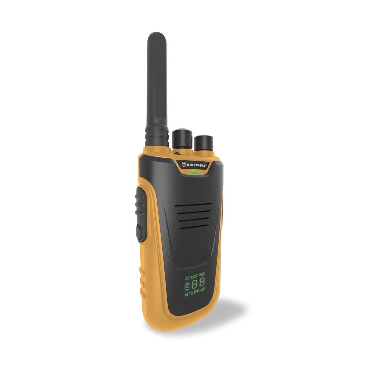 KIDYWOLF - Walkie-Talkies mit Taschenlampe grün/orange