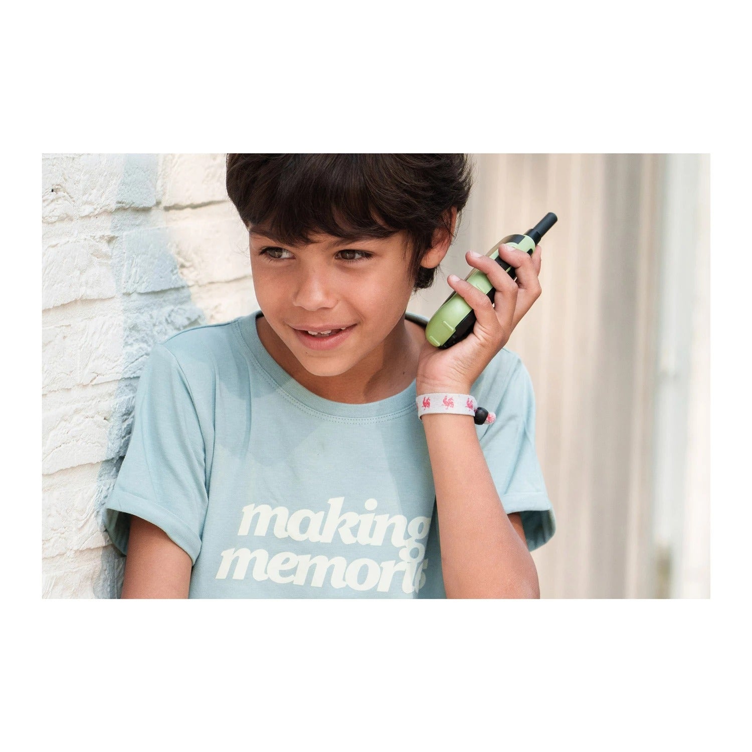 KIDYWOLF - Walkie-Talkies mit Taschenlampe blau/rot