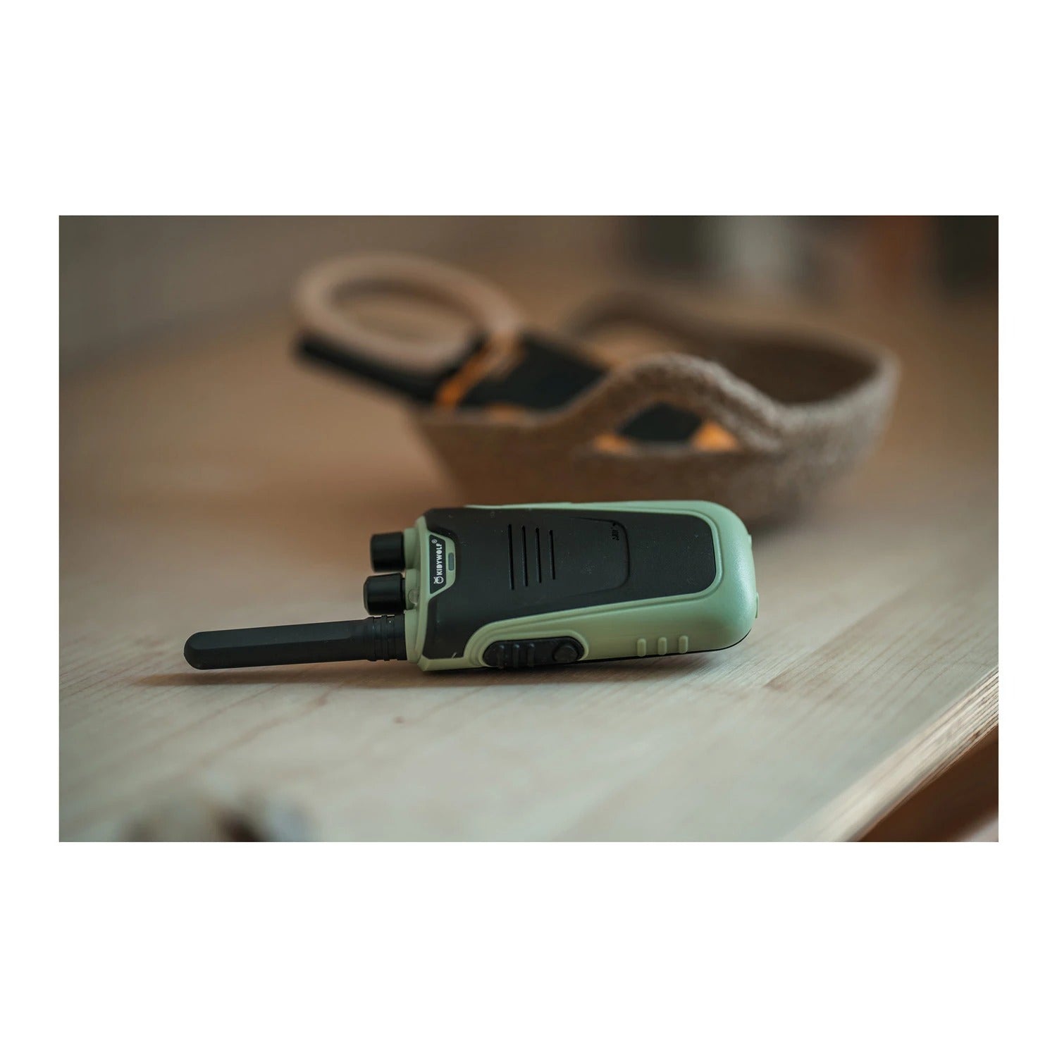 KIDYWOLF - Walkie-Talkies mit Taschenlampe grün/orange