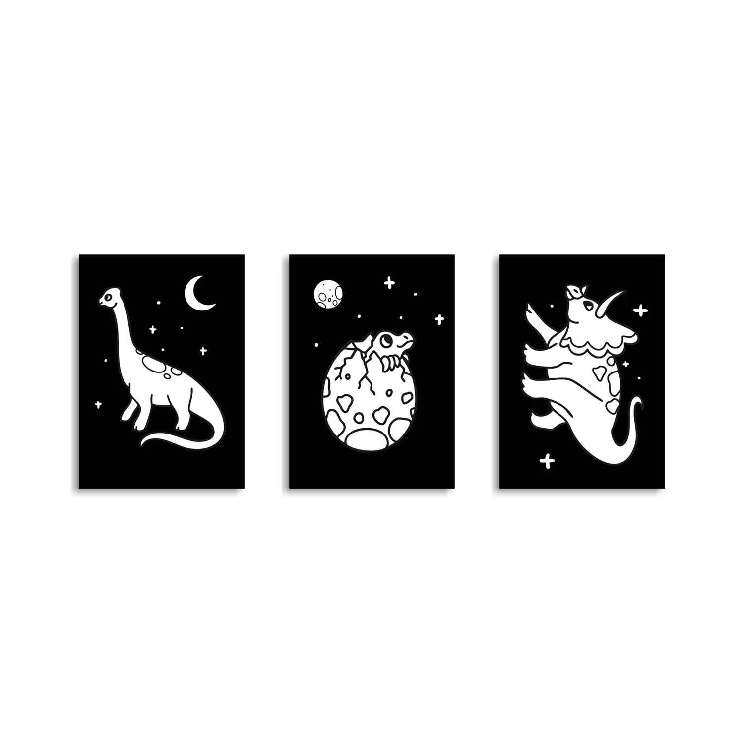 KIDYWOLF - Leuchtendes Wandbild Kidyneon: Dinos