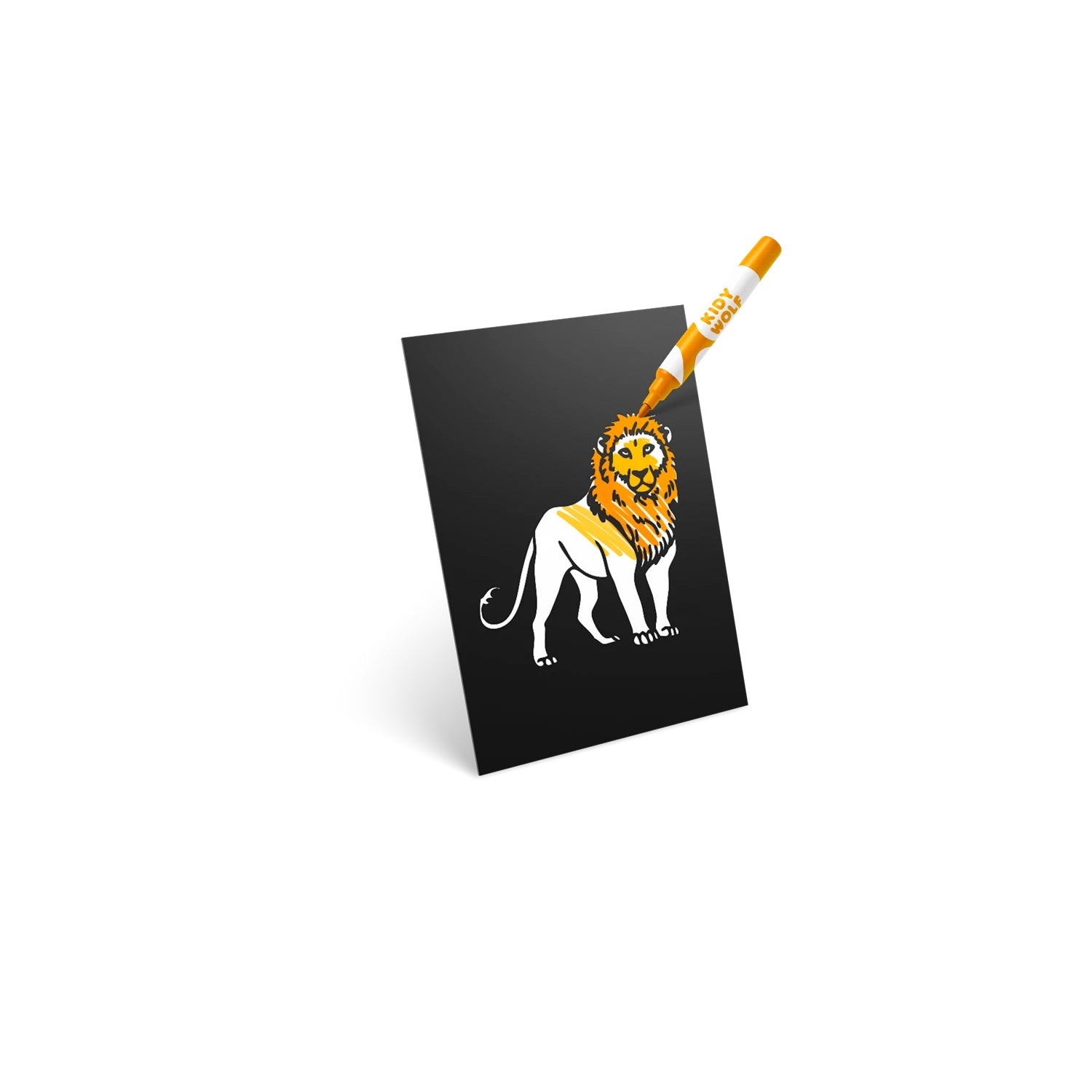 KIDYWOLF - Leuchtendes Wandbild Kidyneon: Tiere