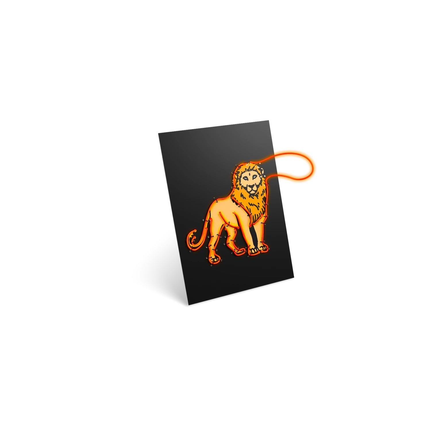 KIDYWOLF - Leuchtendes Wandbild Kidyneon: Tiere