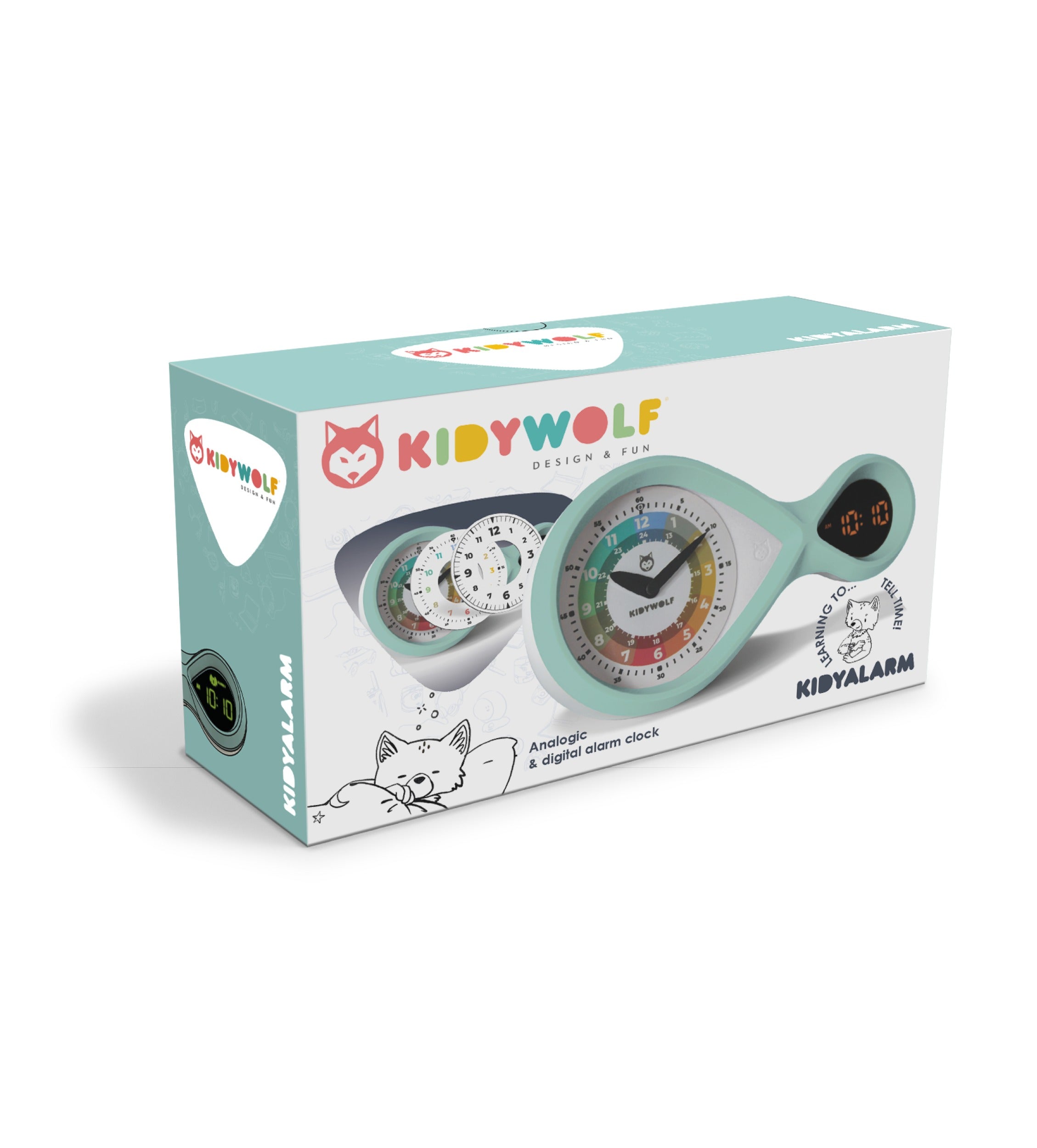 KIDYWOLF - Wecker Kidyalarm green