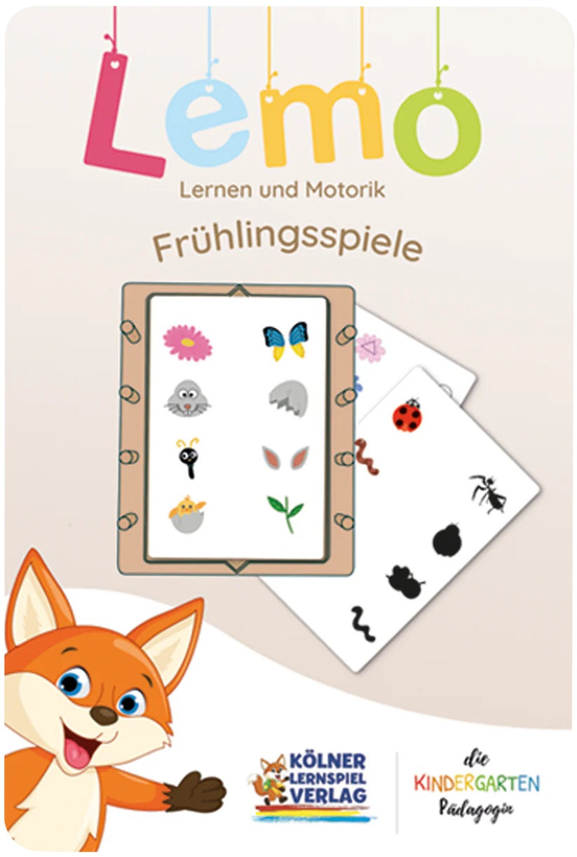 Kölner Lernspielverlag -  Lemo Kartensatz Frühlingsspiele ab 4