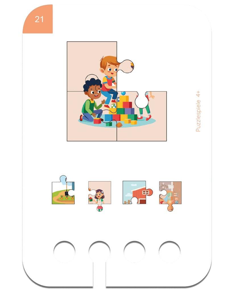Kölner Lernspielverlag - Kartensatz Puzzle Spiele ab 4