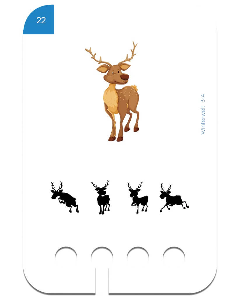 Kölner Lernspielverlag - Kartensatz Winterwelt ab 3-4