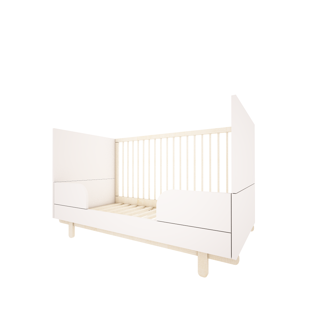 Wood Luck - Bett Basic 70x140 off-white