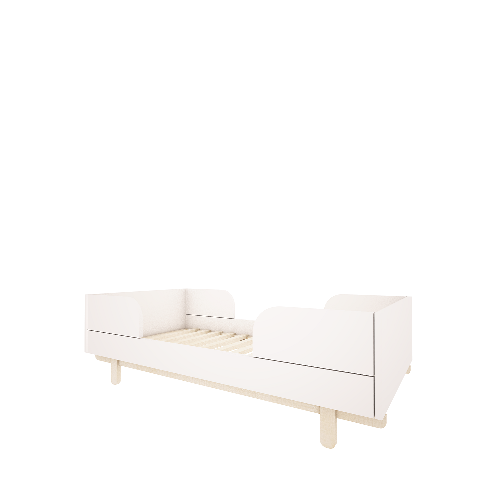 Wood Luck - Bett Basic 70x140 off-white