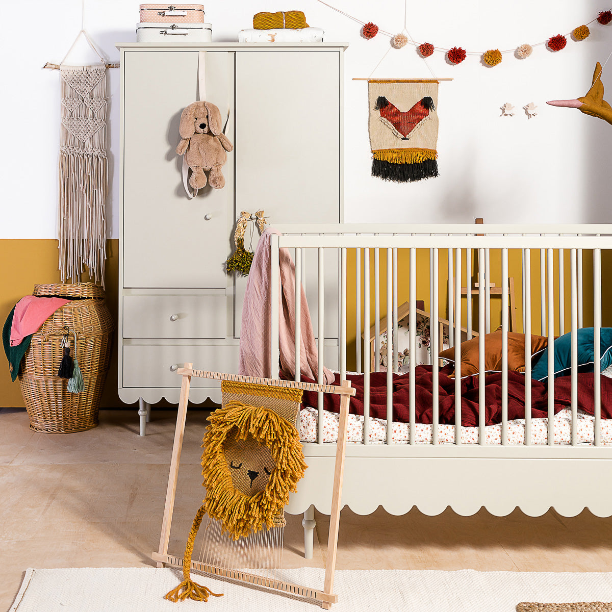 Wood Luck - Bett Babushka 70x140 olive