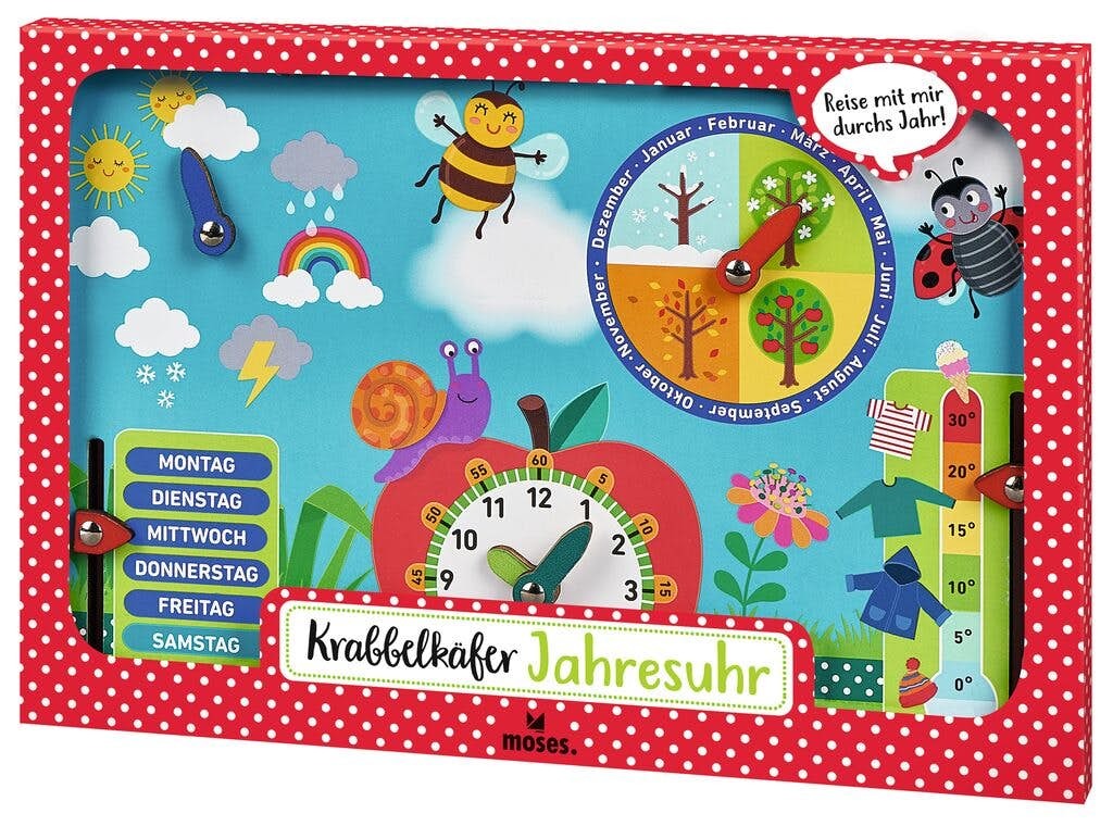 moses - Krabbelkäfer Jahresuhr