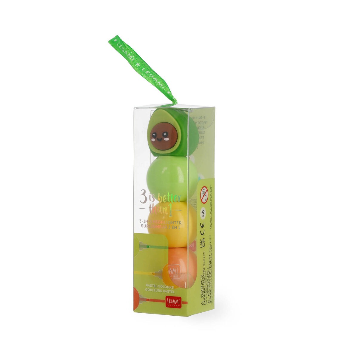 Legami - Textmarker 3-in-1 Avocado