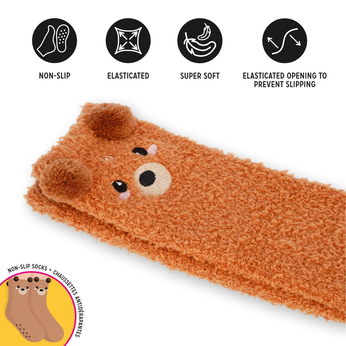Legami - Rutschfeste Socken - It's a Match! Teddy Bear