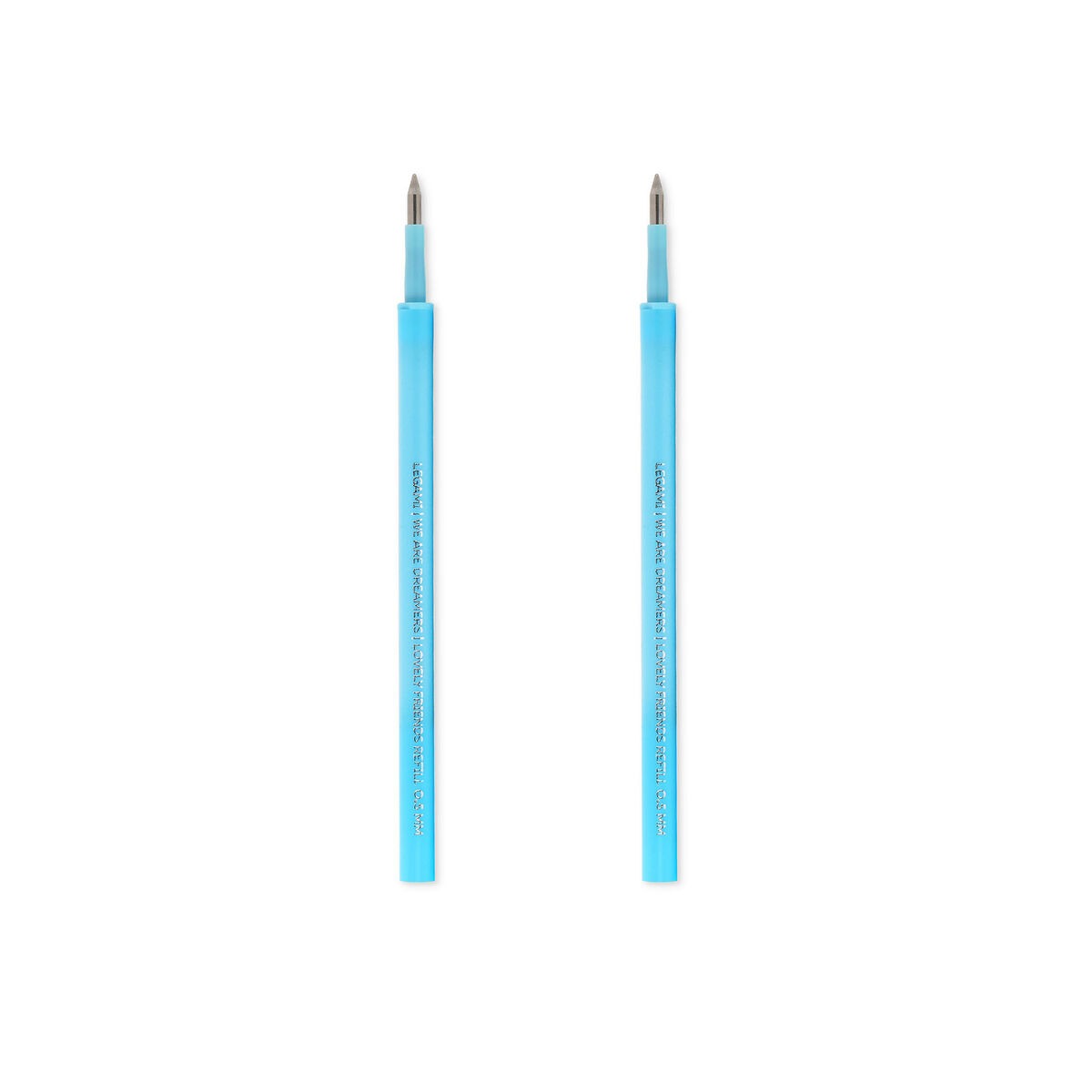Legami - 2 Ersatzpatronen Himmelblau für Gelstift Lovely Friends